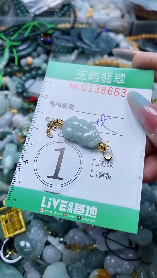 翡翠未镶嵌颈饰闪购0138663多样性发其一
