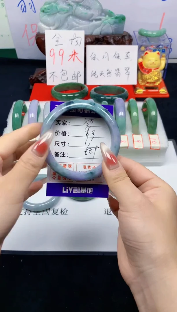 未镶嵌手镯翡翠55