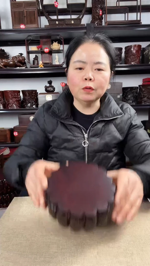 木老李红木工艺品50瑕疵