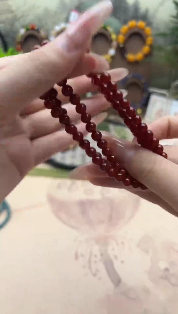 颈饰未镶嵌南红玛瑙1