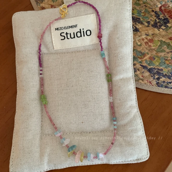 链子925银树脂 【水蜜桃】项链气质百搭少女 多样性发其一