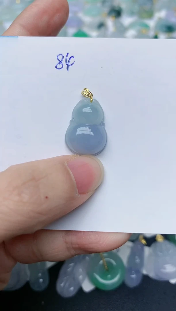 【闪购商品】翡翠颈饰18K金镶嵌天然翡翠A货