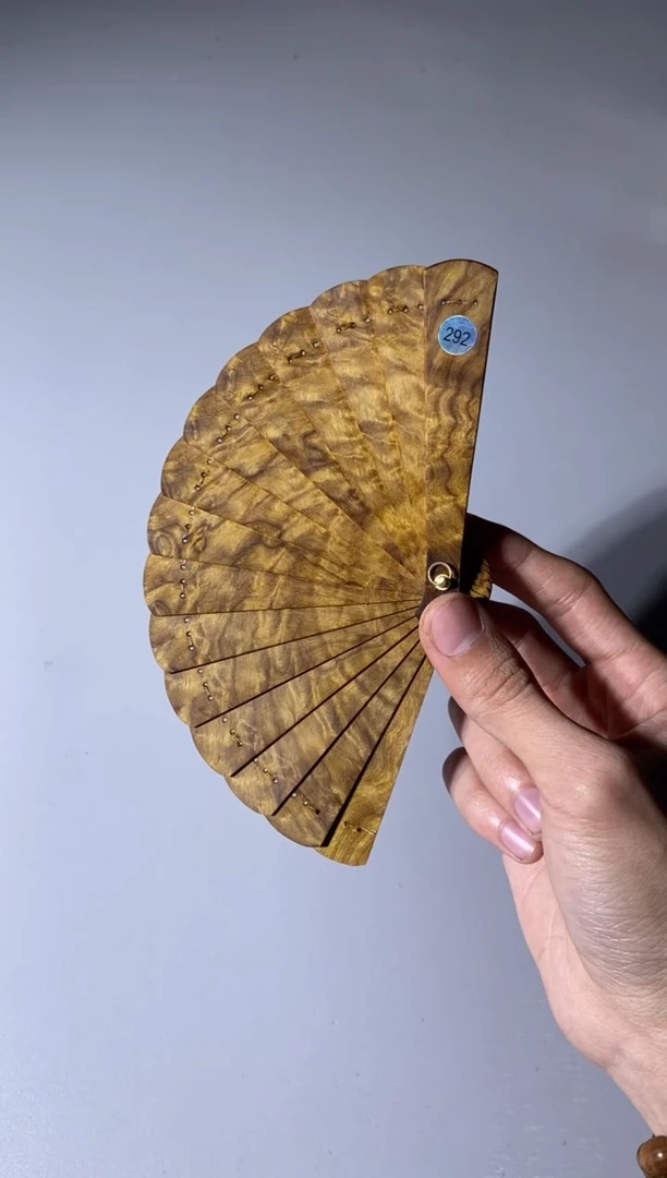 【闪购商品】金丝楠292号10cm金丝楠迷你扇