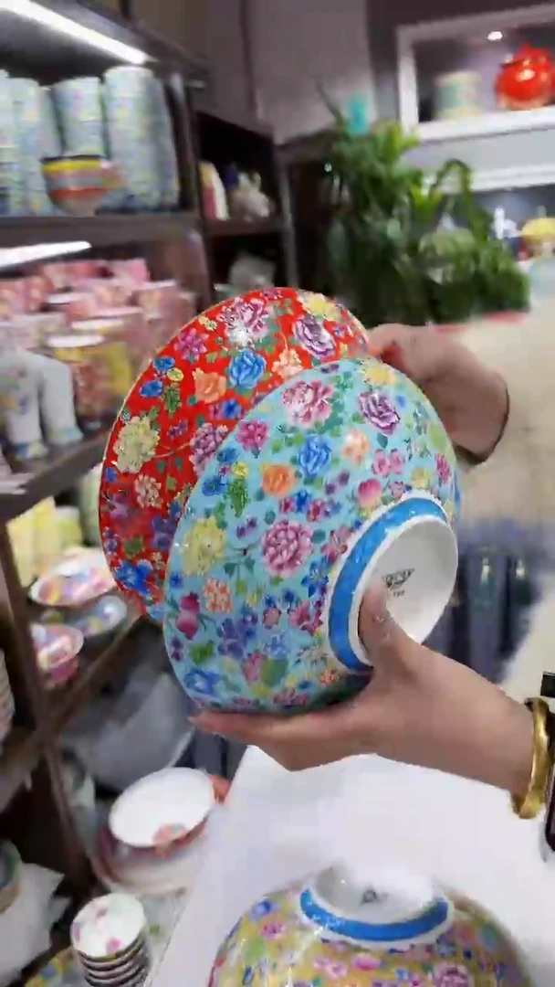 【闪购商品】瓷片8英寸元宝盘2个景德镇陶瓷