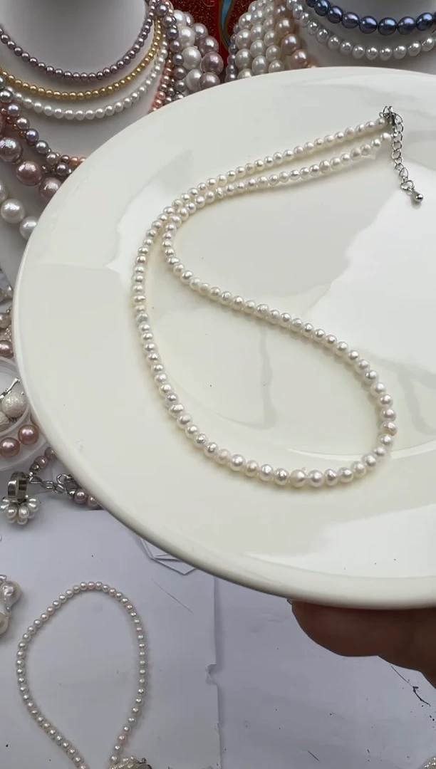 淡水珍珠未镶嵌颈饰1