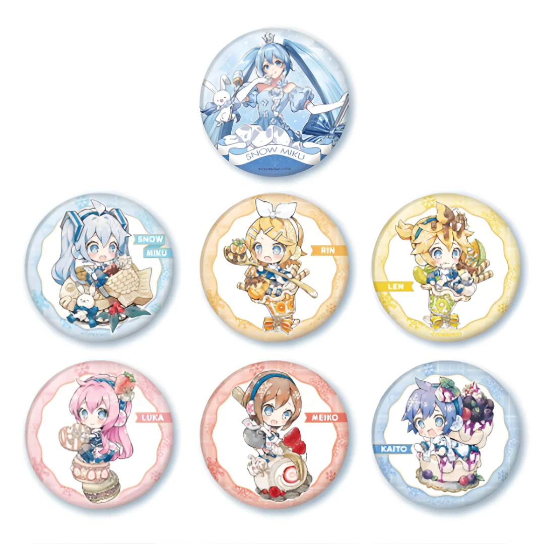 雪初音gigo限定吧唧周边