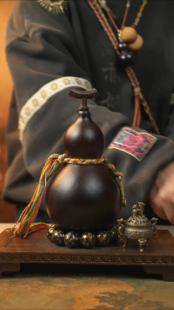 180大漆一物一拍记葫堂出品【不带手串】