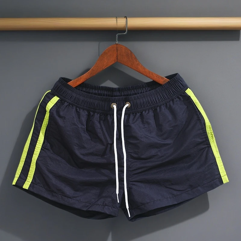 沙滩裤男士夏季宽松大码短裤速干休闲透气三分裤跑步低腰训练裤衩