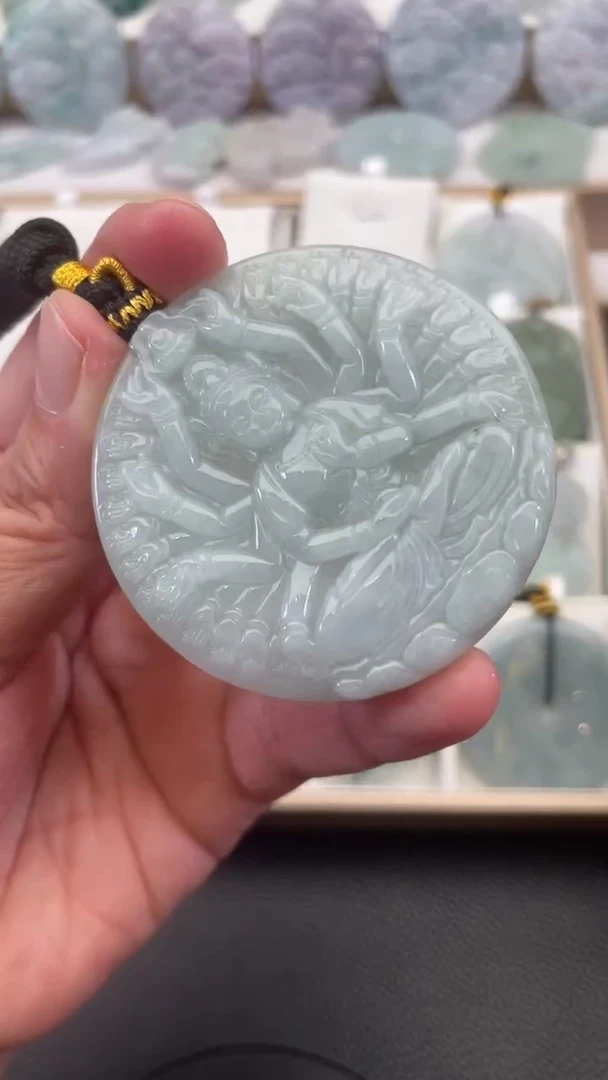 颈饰未镶嵌翡翠天然缅甸翡翠A货140