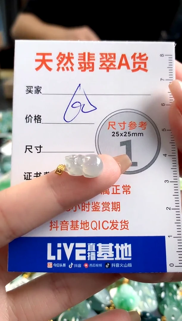 【闪购商品】翡翠颈饰18K金镶嵌13003465