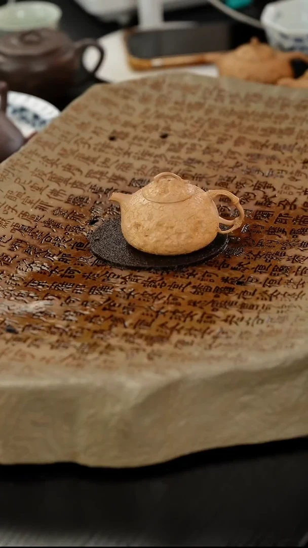 茶壶紫砂清**墨老段泥竹供春65cc