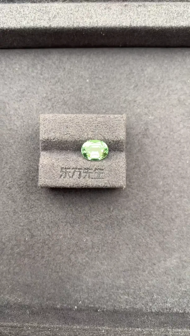 未镶嵌珠宝半成品碧玺2ct绿碧玺 定制 GE