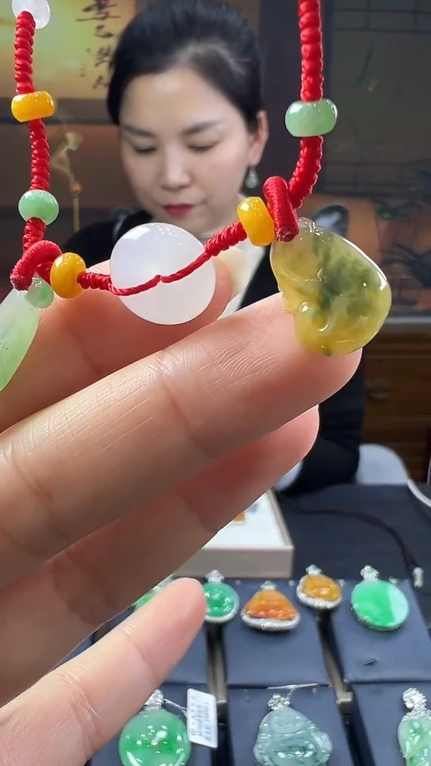 未镶嵌挂件翡翠宝*脚链