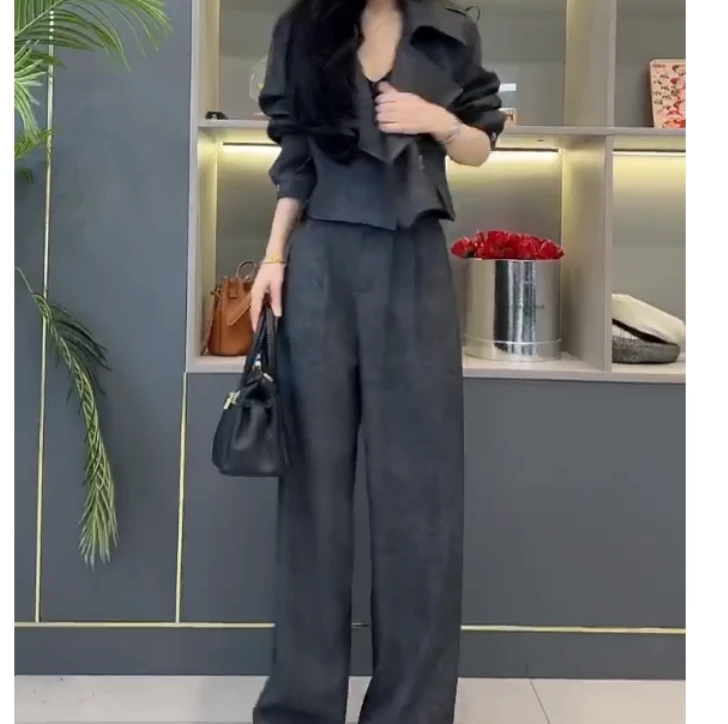2025春季新款网红同款洋气气质韩版爆款套装女daa