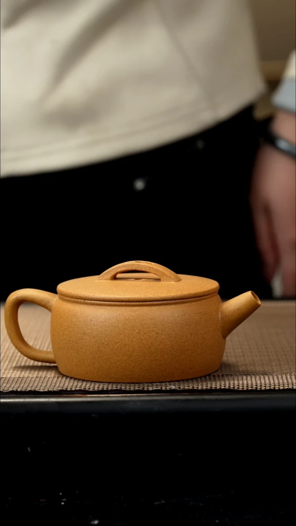 紫砂茶盏黄金段汉瓦140CC