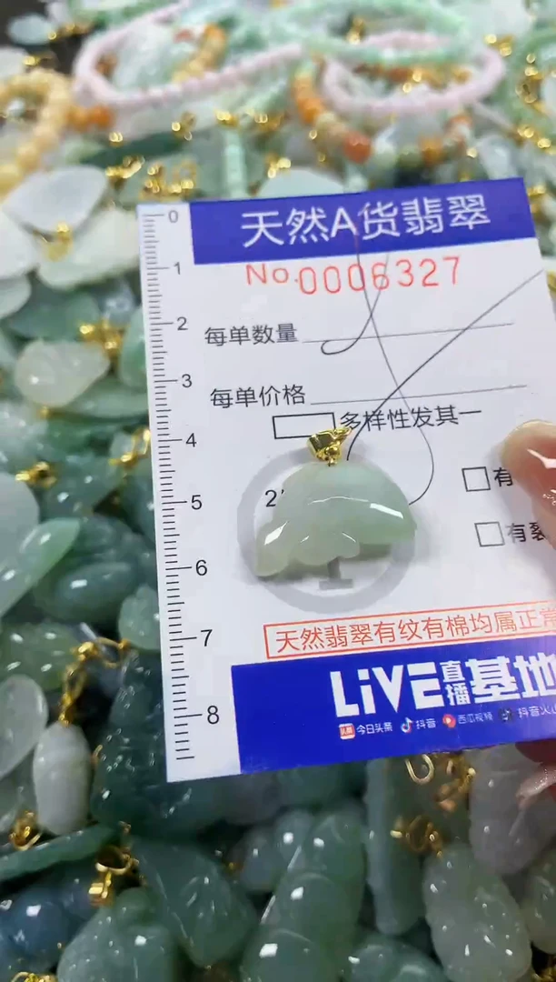 颈饰未镶嵌翡翠天然A货翡翠