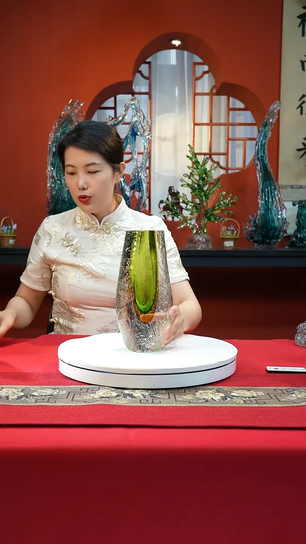 琉璃手工艺品花瓶
