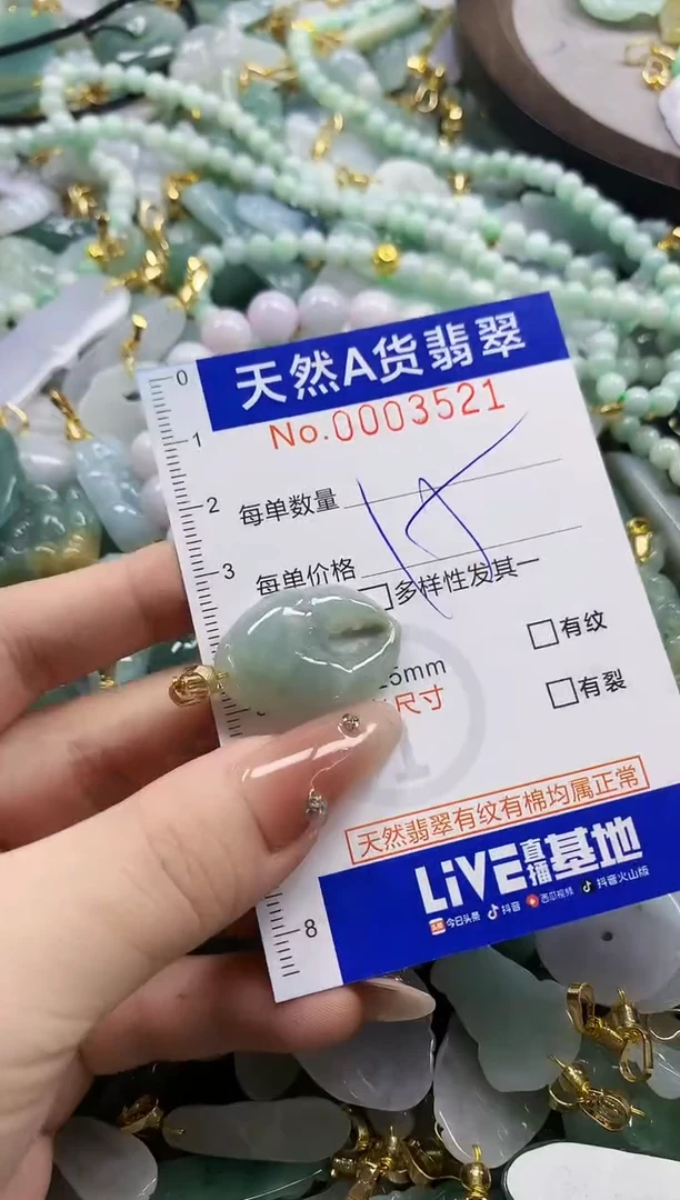 颈饰未镶嵌翡翠天然A货翡翠