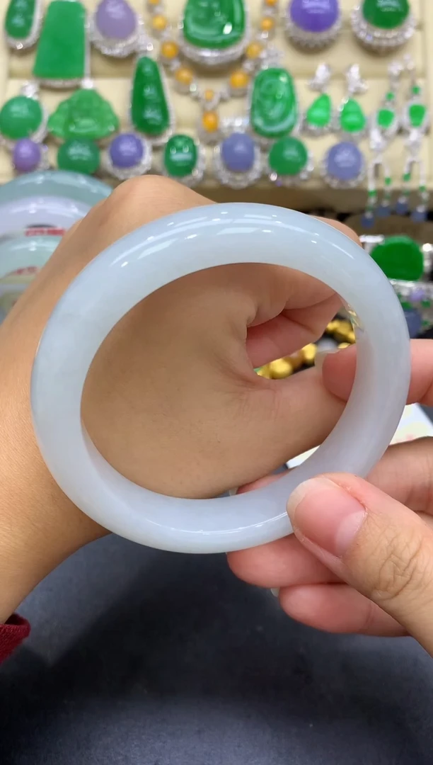 未镶嵌手镯翡翠46-中国好珍宝