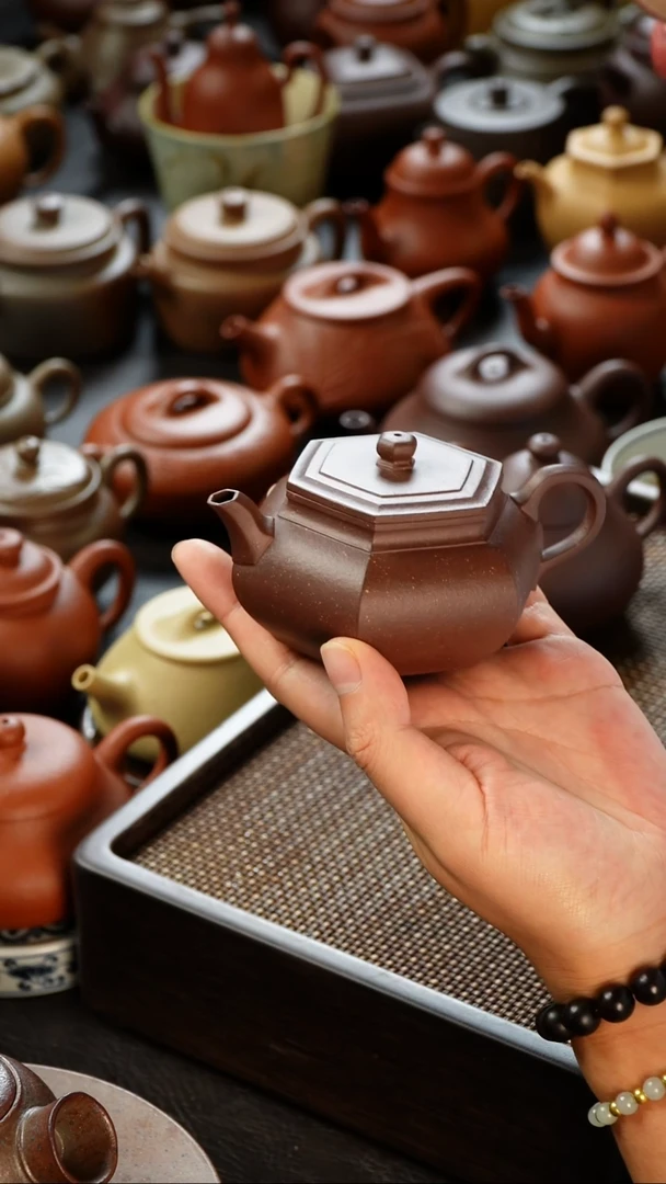 茶壶紫砂大彬六方