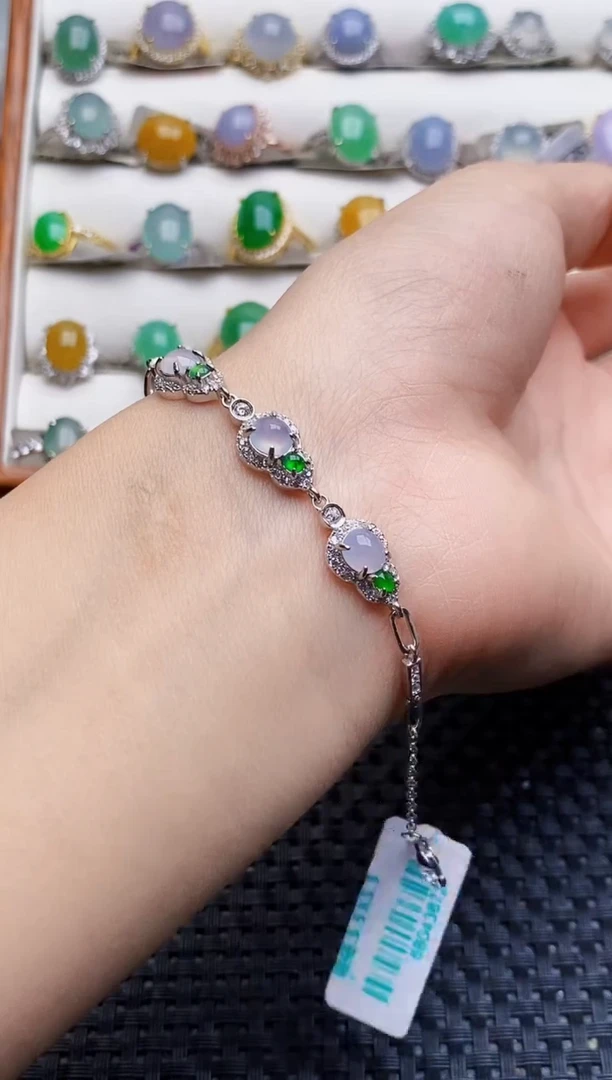 银S925镶嵌戒指翡翠3053