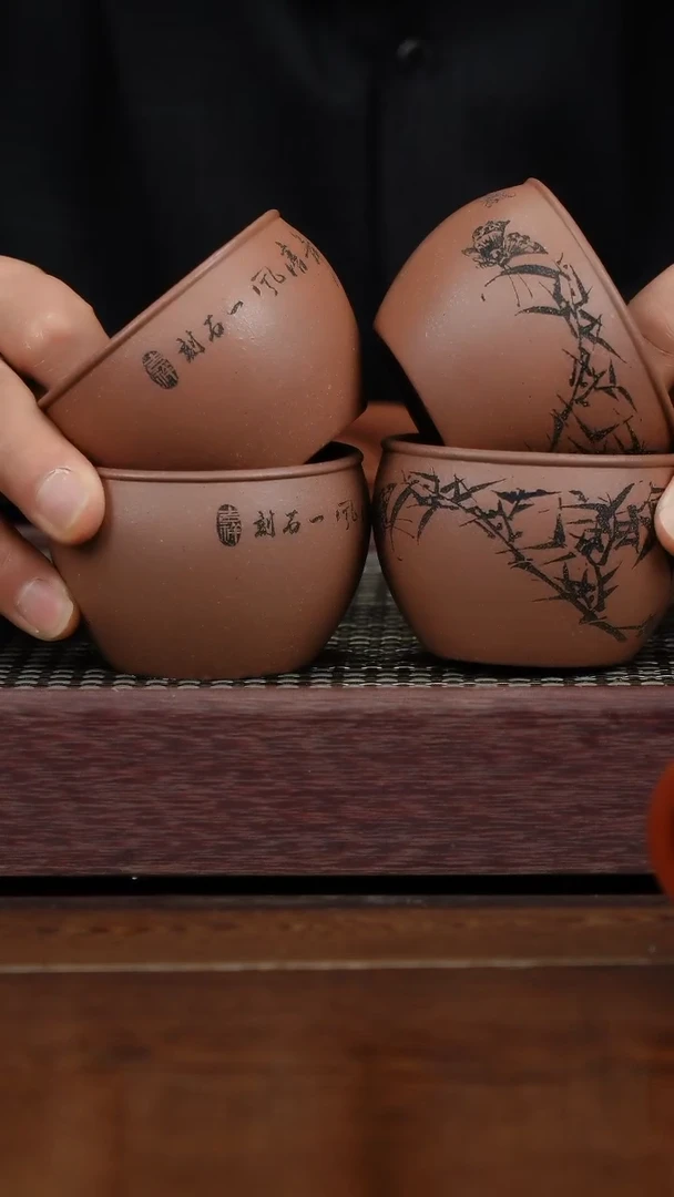 【闪购商品】紫砂茶杯紫品茗杯砂