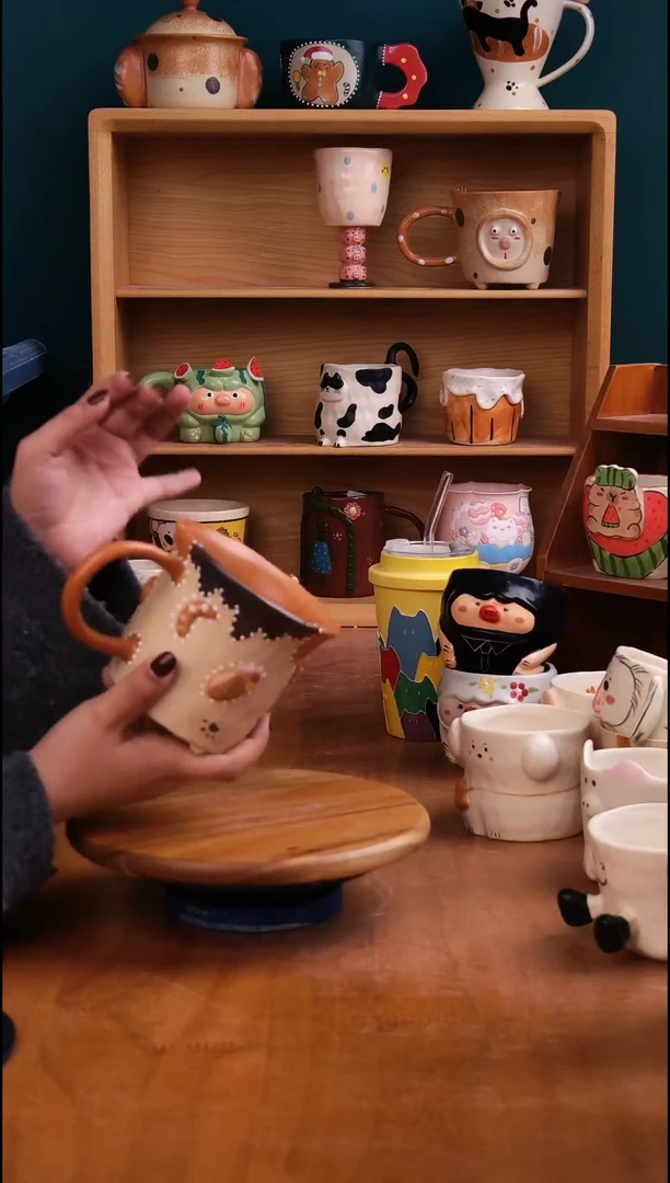 摆件陶景德镇原创手工陶瓷