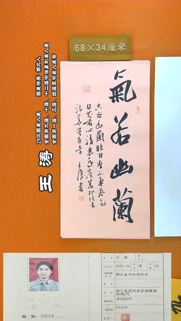书法100R王涛书法作品