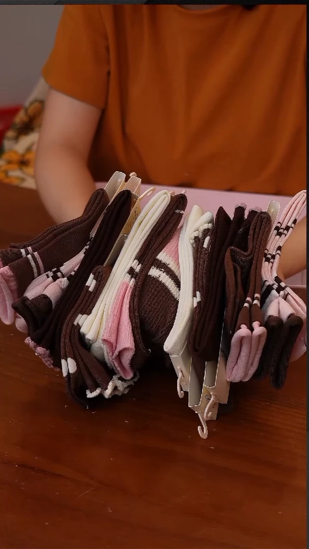 陶43-玫瑰可露丽中筒女袜12双