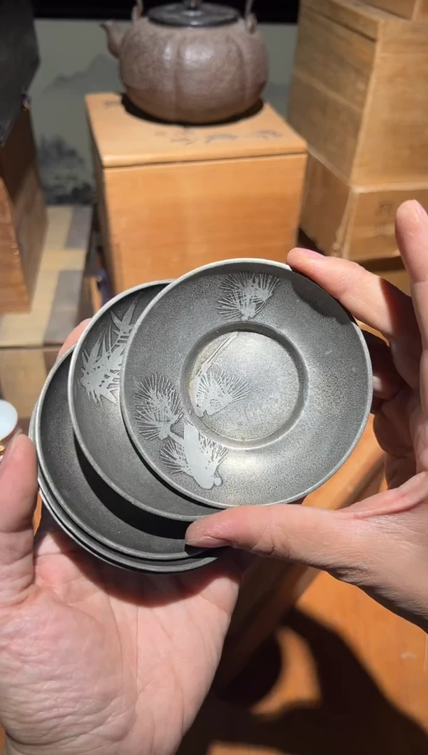 锡A1049锡制中古周边/压痕5