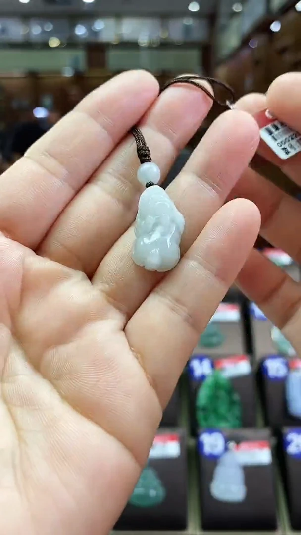 翡翠未镶嵌颈饰貔貅