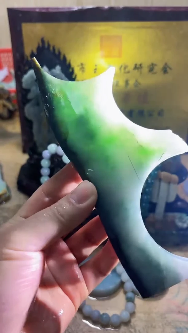 未镶嵌挂件翡翠A货常星7956