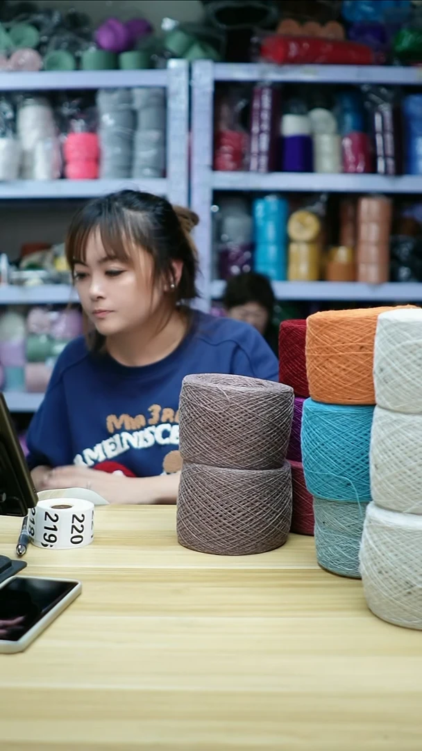 羊绒欢姐手编线215