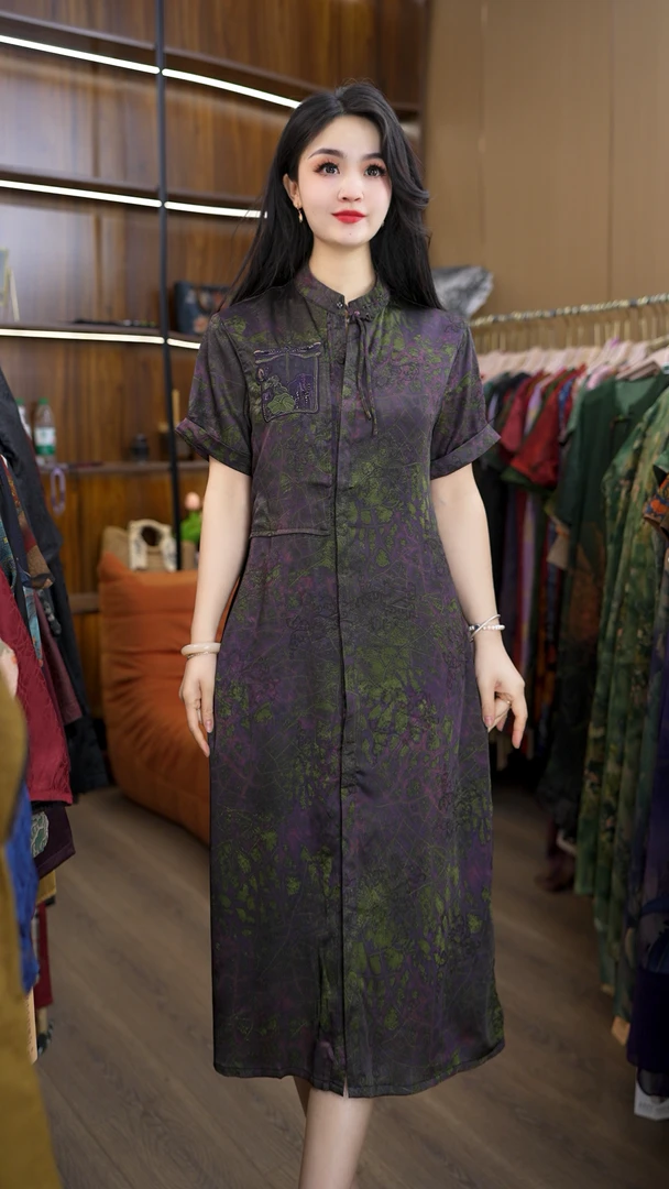 8-089-30新款时尚休闲连衣裙