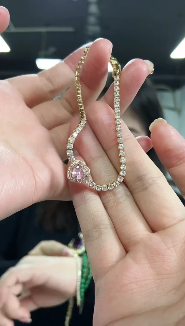 【闪购商品】托帕石手链未镶嵌多样性发其一颜色微差
