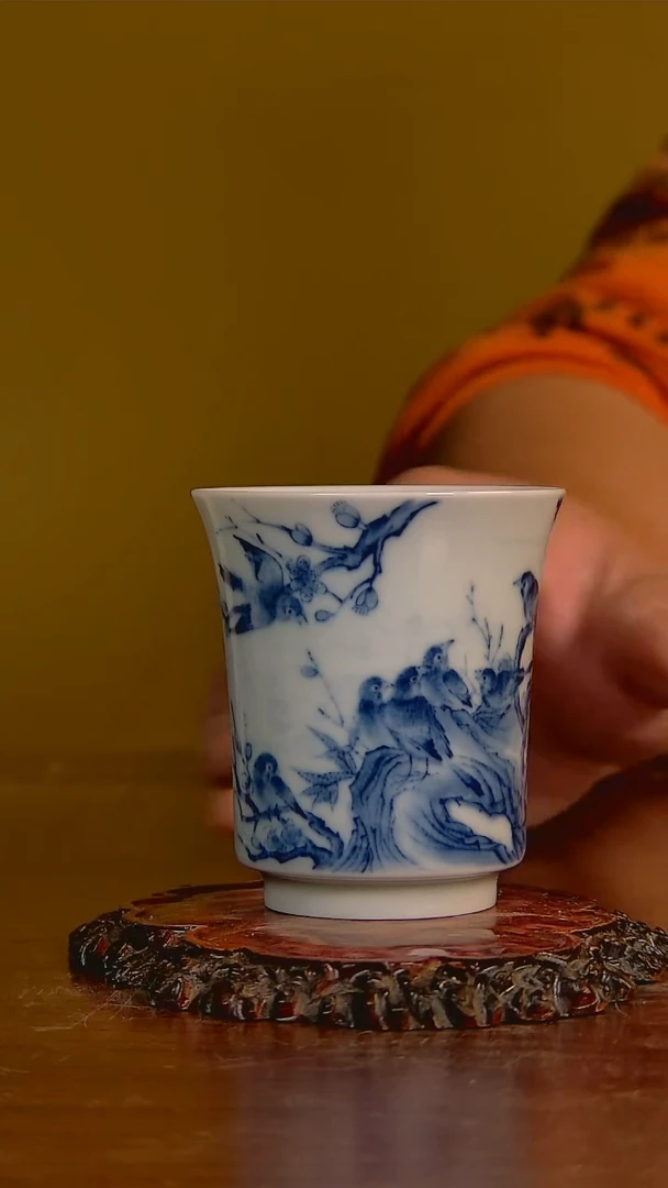 【闪购商品】杯手工手绘杯杯很美丽