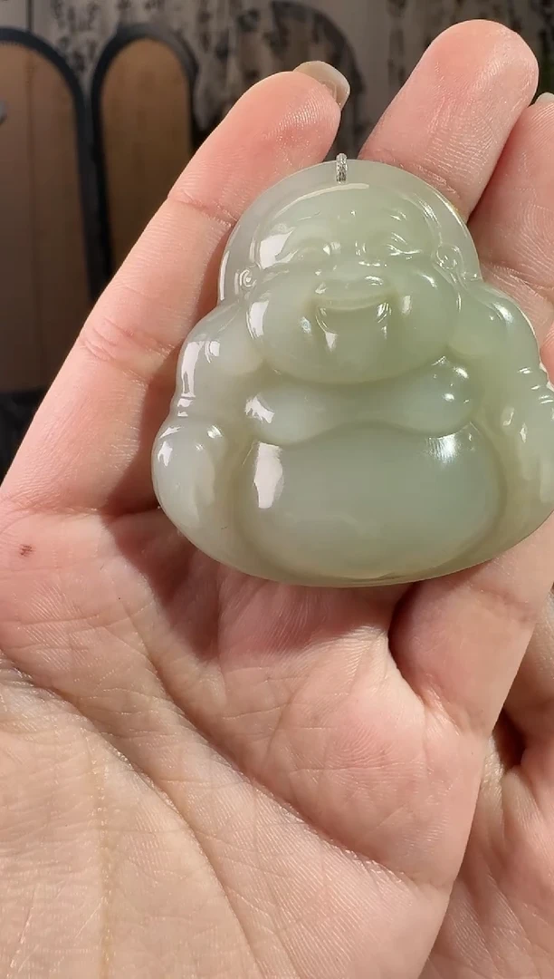 颈饰未镶嵌和田玉50佛公 20