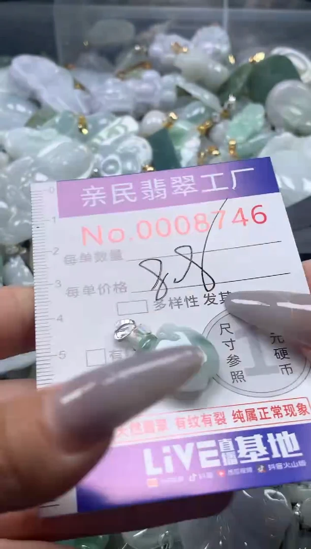 颈饰未镶嵌翡翠8746