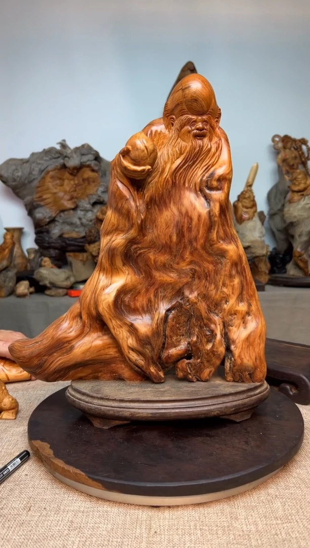 柏木（崖柏）崖柏雕刻件