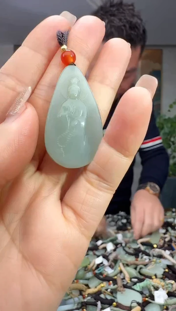颈饰未镶嵌和田玉拍一发一多样性发货