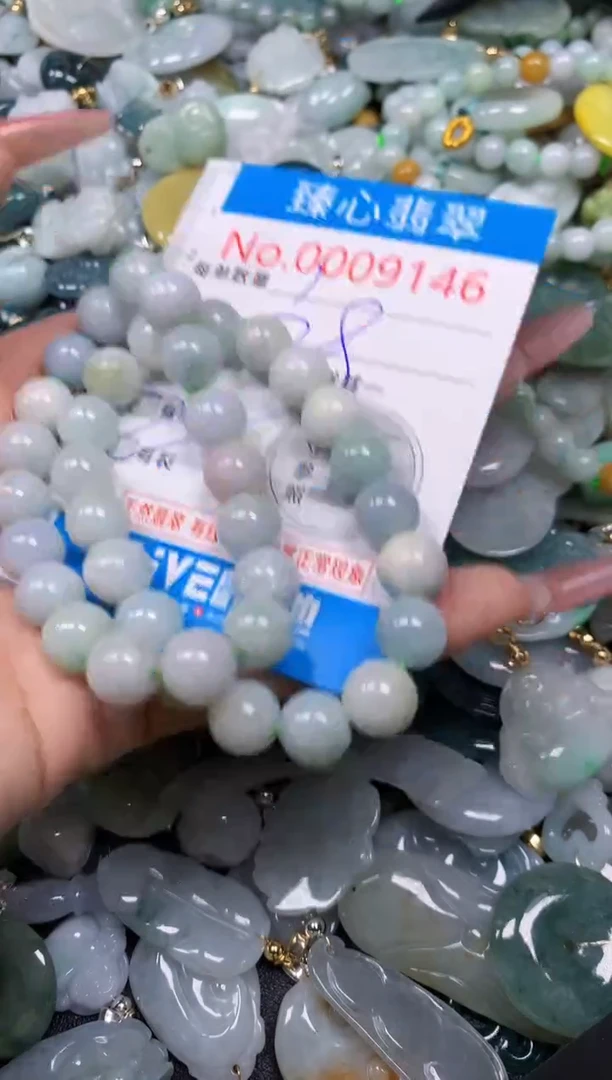 【闪购商品】翡翠颈饰未镶嵌含绳0009146