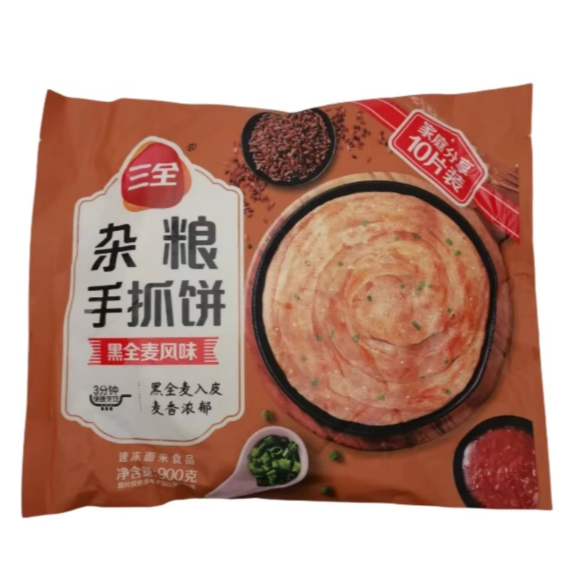 三全杂粮手抓饼900g（黑全麦）