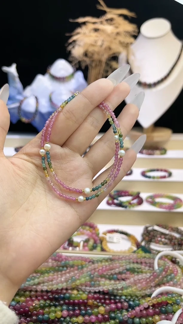 【闪购商品】碧玺/未镶嵌J碧玺项链多样性发货