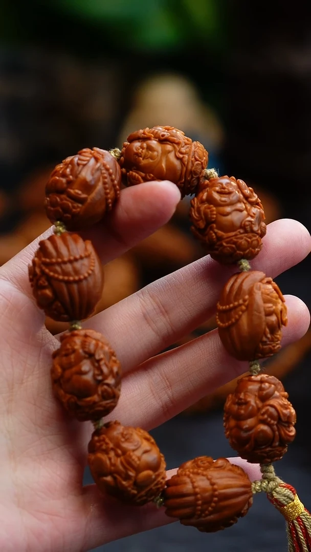 吊坠橄榄核疼*佛手弥勒