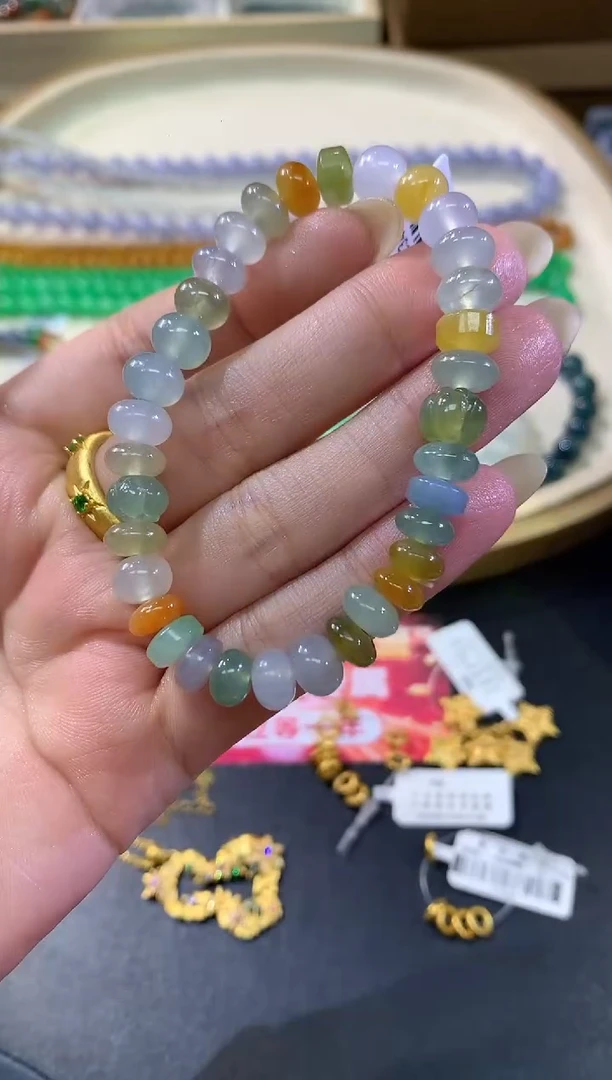 未镶嵌手串翡翠A209|5980