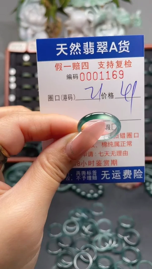 未镶嵌戒指翡翠21*1169
