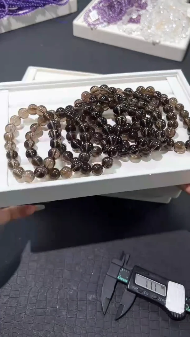 水晶手链未镶嵌37v多样性发其一【1条】默认微瑕11mm