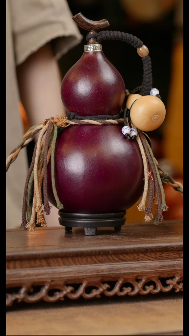 119号精品天然大漆酒葫芦一物一拍~