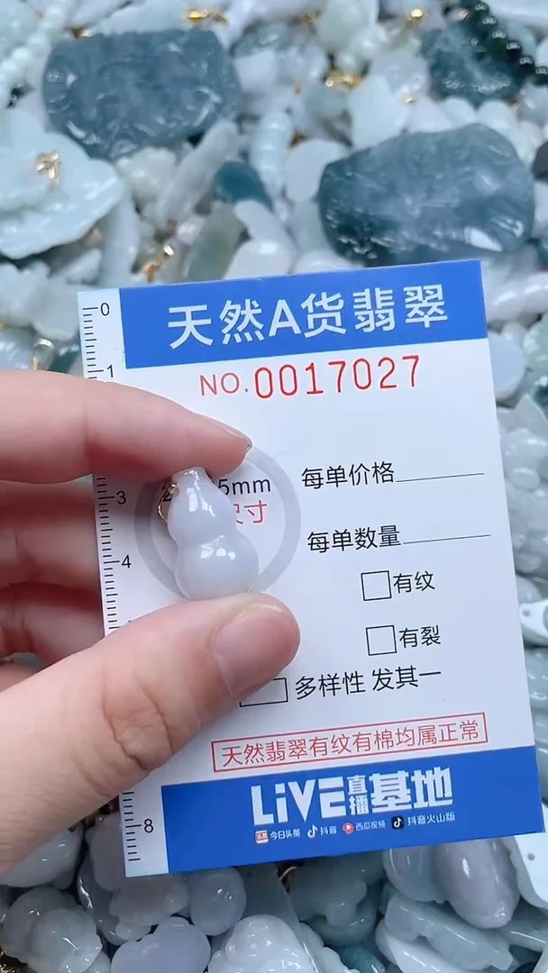 翡翠未镶嵌吊坠(不含链)1