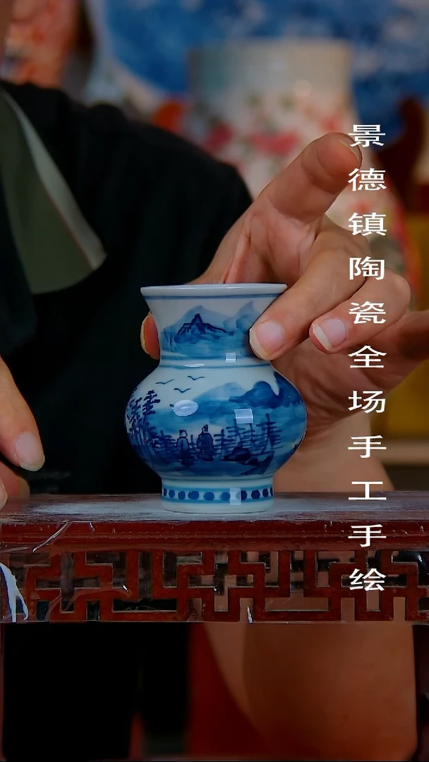 摆件景德镇陶瓷 全场手工手绘